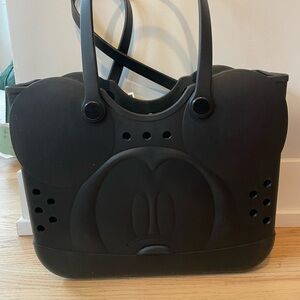 Black Mickey Rubber Tote - viral TikTok tote